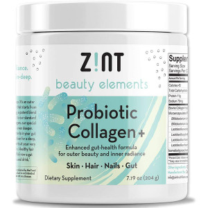 Zint Beauty Elements Probiotic Collagen + Powder -- 7.19 oz