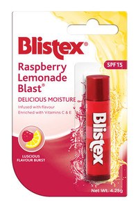 3 PACK OF Blistex Raspberry Lemonade Blast Lip Balm 4.25g