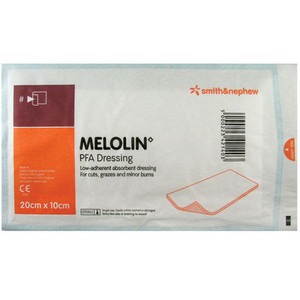 3 PACK OF Melolin Dressing 10X20Cm Single