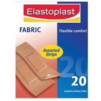 3 PACK OF Elastoplast Fabric Strips Assorted 20 (47086)