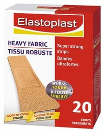3 PACK OF Elastoplast Heavy Duty Fabric Strips 20 (48475)
