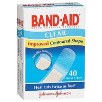 3 PACK OF Johnson'S Band-Aid Clear Strips 40