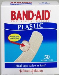 3 PACK OF Johnson's Band-Aid Plastic Strips 50 Pack