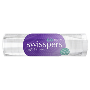 3 PACK OF Swisspers Make Up Pads 80