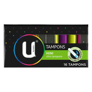 3 PACK OF Kotex U Tampons Mini 16 Pack