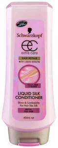 3 PACK OF Schwarzkopf Extra Care Liquid Silk Conditioner 400Ml