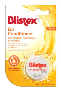 3 PACK OF Blistex Lip Conditioner SPF15 Pot 7g