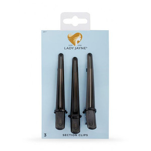 3 PACK OF Lady Jayne Section Hair Clips 3 Pack