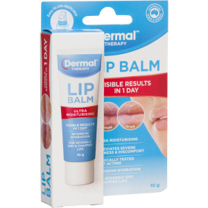 5 PACK of Dermal Therapy Lip Balm 10g