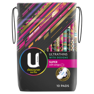 3 PACK OF Kotex U Designer Series Super  Wing Ultrathins 12 Pack