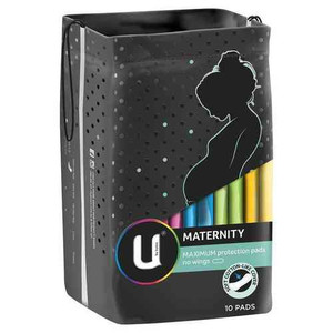 3 PACK OF Kotex U Maxi Maternity 10 Pack