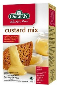 3 PACK OF Orgran Custard Mix 200Gm