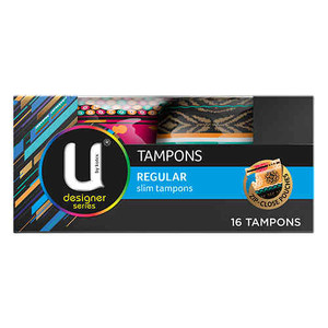 3 PACK OF Kotex U Design Tampons Regular 16 Pack