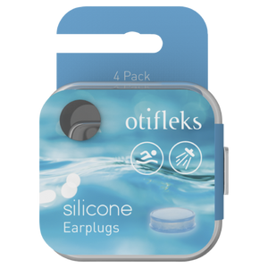 3 PACK OF Otifleks Silicone Earplugs 4 Pack