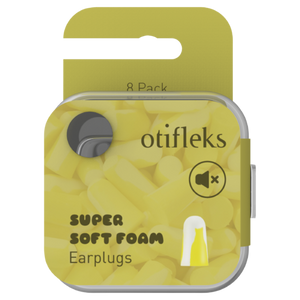 3 PACK OF Otifleks Super Soft Foam Earplugs 8 Pack