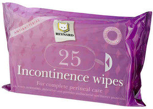 3 PACK OF Reynard Incontinence Wipes 25 Pk