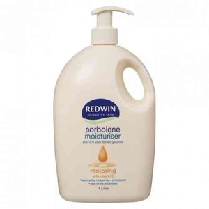 3 PACK OF Redwin Moisturiser Sorboline and Vitamin E Moisturiser 1 Litre