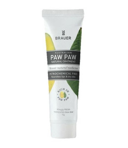 3 PACK OF Brauer Paw Paw Natural Ointment Tube 15g