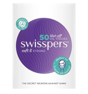 3 PACK OF Swisspers Blot Off Oil Tissues 50 Pack