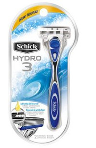 3 PACK OF Schick Hydro 3 Kit
