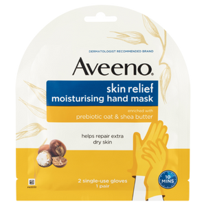 3 PACK OF Aveeno Skin Relief Moisturising Hand Mask 1 Pair