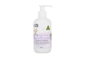 3 PACK OF babyU Goat Milk Moisturiser 250ml