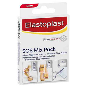 3 PACK OF Elastoplast SOS Blister Plaster Mix Pack