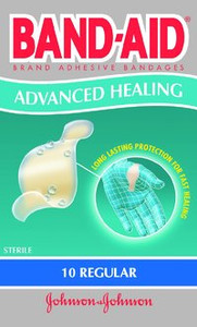 3 PACK OF Johnson'S Band-Aid Advanced Healing Regular 10
