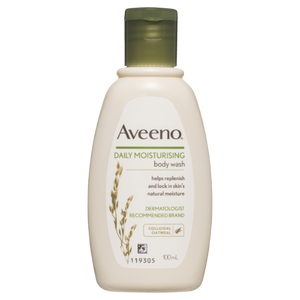 3 PACK OF Aveeno Daily Moisturising Body Wash 100ml
