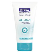 3 PACK OF Nivea Pure Effect Extra Deep Cleansing 150ml