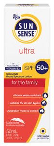 3 PACK OF Ego SunSense Ultra SPF 50+ 50ml