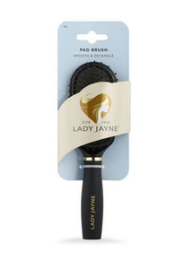 3 PACK OF Lady Jayne Purse-Sized Metal Bristles Pad Brush