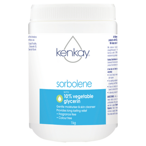 3 PACK OF Kenkay Sorbolene With 10% Vegetable Glycerin Jar 1kg