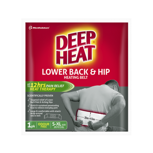 3 PACK OF Deep Heat Lower Back & Hip Heating Belt 1 Pack
