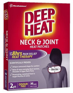 3 PACK OF Deep Heat Neck & Joint Patches 2 Pack
