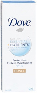 3 PACK OF Dove Face Tinted Moisturiser Honey 50ml