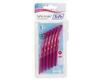 3 PACK OF Tepe Interdental Brush Angle 0.4mm Xxxx Fine Pink 6 Pack