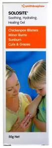 3 PACK OF Solosite Wound Gel 50G