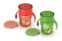 3 PACK OF Avent 768 Grown Up Cup 260Ml Red/Green/Pink