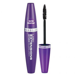 3 PACK OF Designer Brands Lash Extensions Mascara Water Resistant Blackest Black