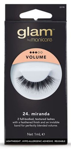 3 PACK OF Manicare Glam Miranda Lashes