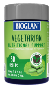 3 PACK OF Bioglan Vegetarian Nutritional Support 60 Tablets
