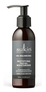 3 PACK OF Sukin Oil Balancing Mattifying Facial Moisturiser 125ml
