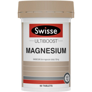 3 PACK OF Swisse Ultiboost Magnesium 60 tablets