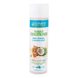 3 PACK OF Grahams Natural Conditioner 250Ml