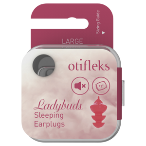 3 PACK OF Otifleks Ladybuds Sleeping Earplugs Large 1 Pair