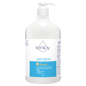 3 PACK OF Kenkay Sorbolene With Vitamin E Pump 1 Liter
