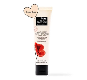 3 PACK OF Blessed By Nature Multi Effect Tinted Moisturiser Creamy Beige 60ml