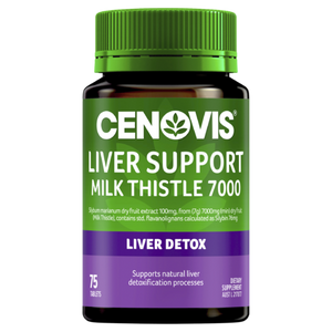 3 PACK OF Cenovis Liver Support Milk Thistle 7000 Tablets 75