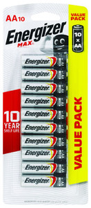 3 PACK OF Energizer Batteries Max E91 Aa (10 Pack)